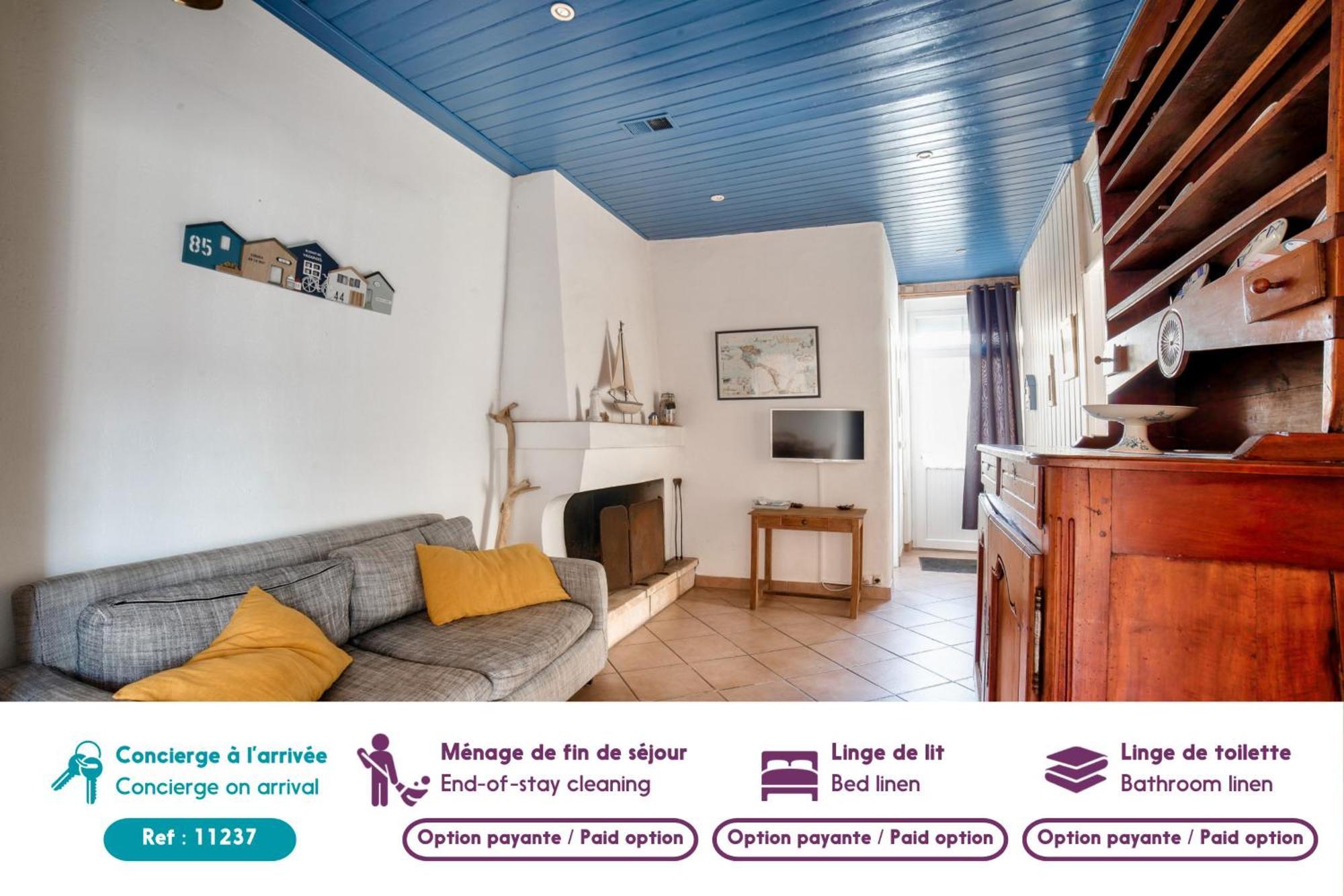 Jolie Maison Avec Cour Pour 5 Personnes Нуармутьє-ан-л'Іль Екстер'єр фото